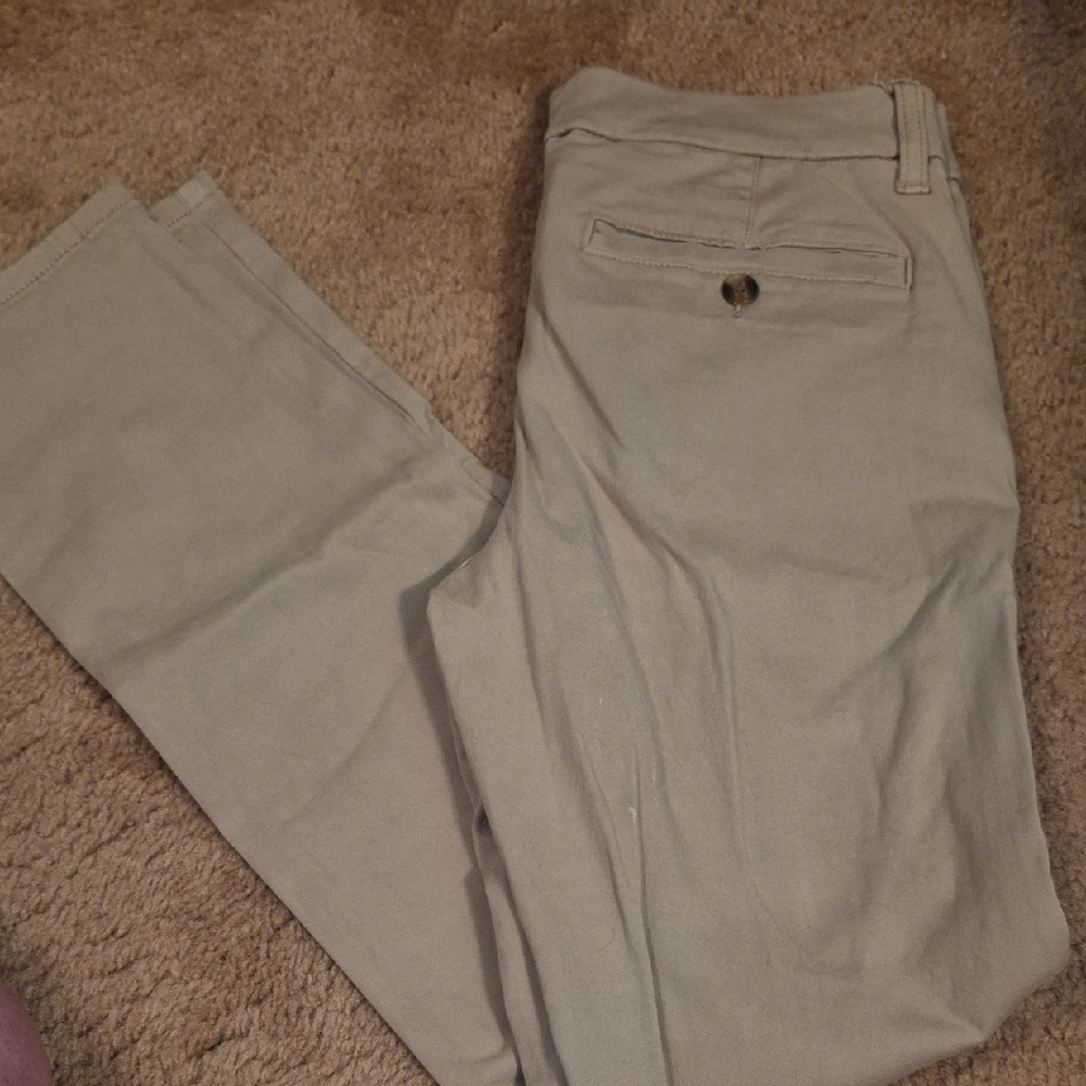Tan Chinos with Classic Straight Leg Design